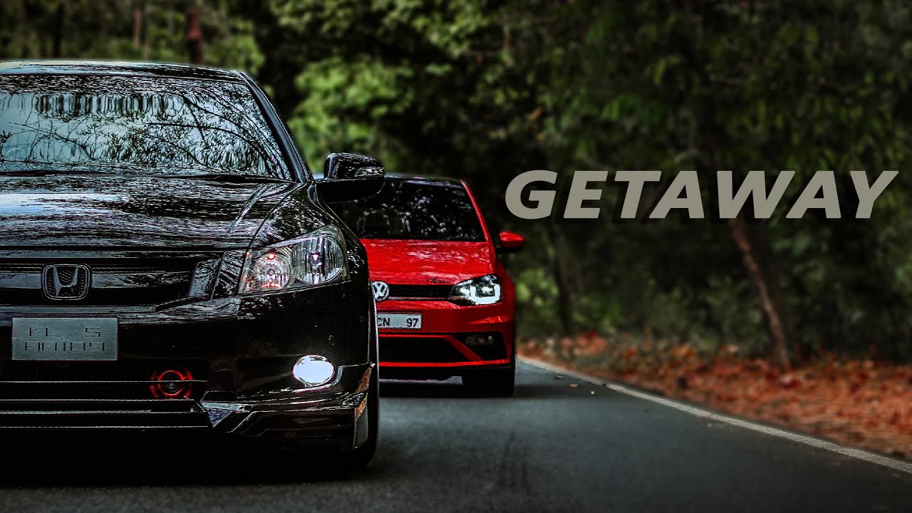 GETAWAY |MODIFIED ACCORD V6 AND VW GTI |RUN THROUGH ATHIRAPILLY RAIN FORESTS