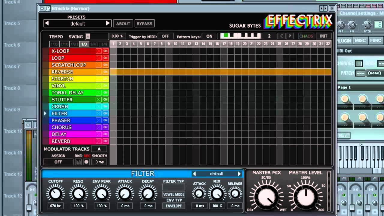 Sugar Bytes - Automating Effectrix Patterns