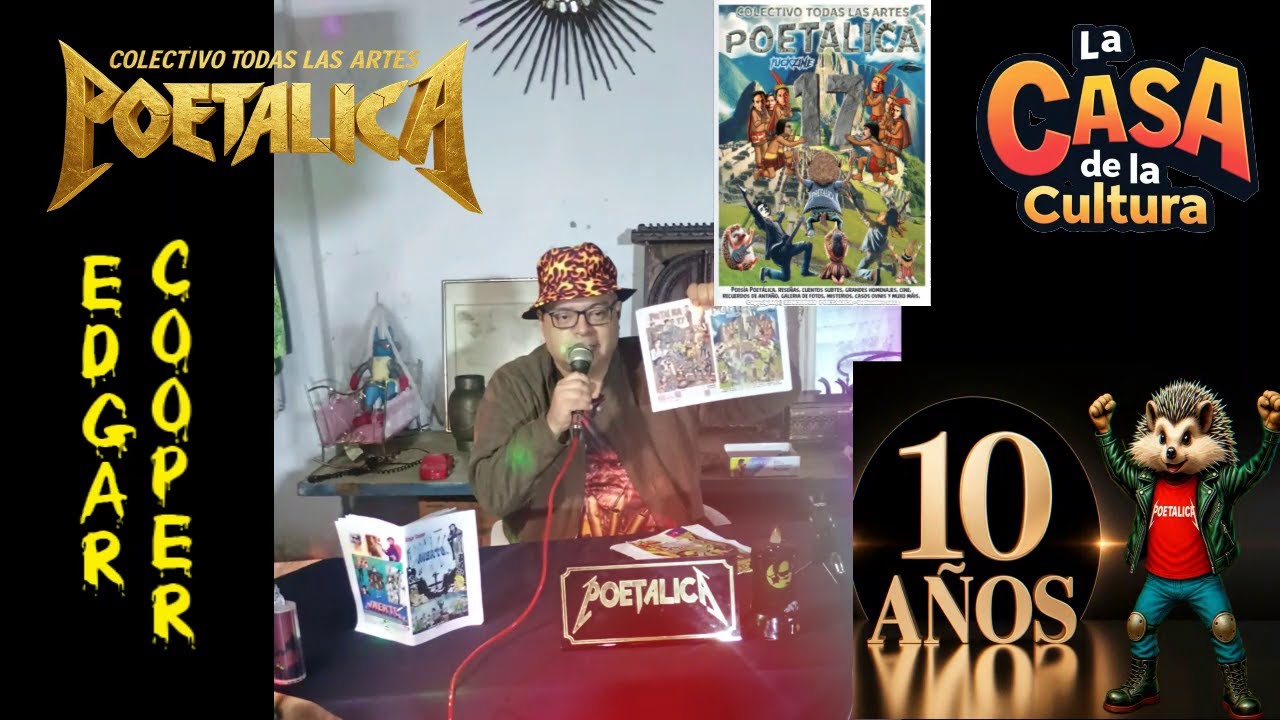 COLECTIVO TODAS LAS ARTES POETALICA EN LA CASA DE LA CULTURA (Wiccaria Producciones)
