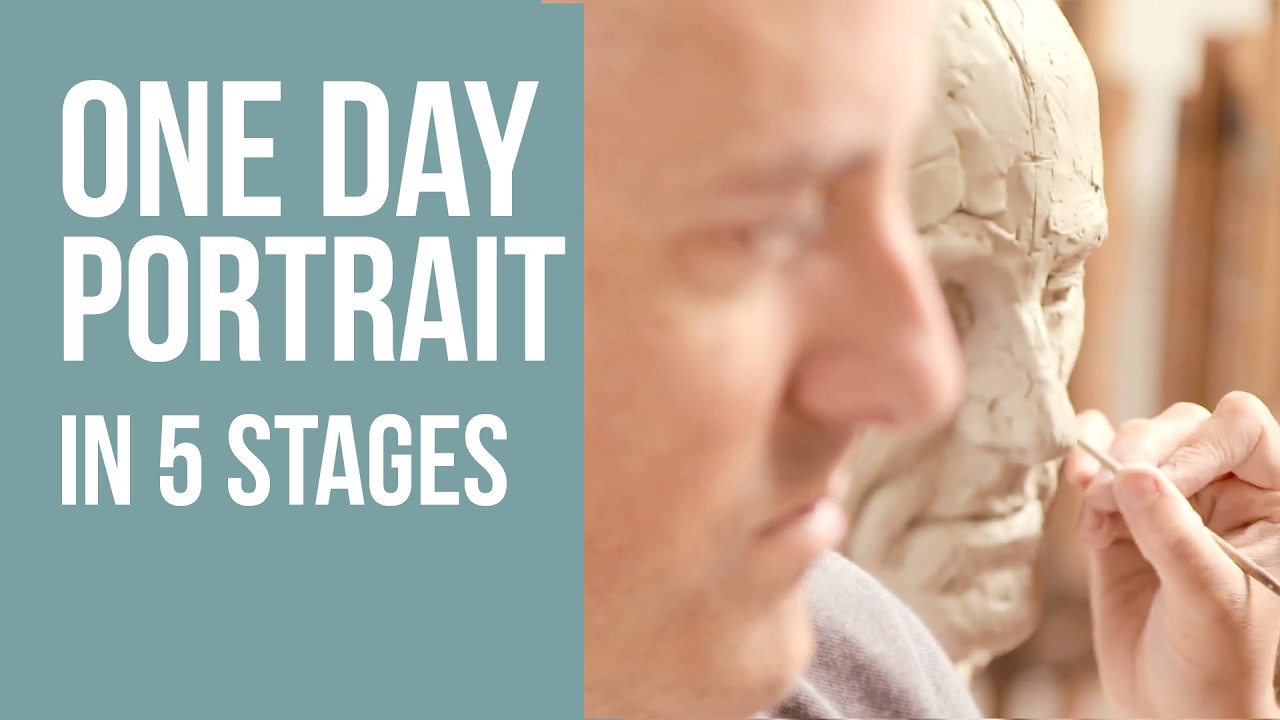 Sculpting demonstration - One Day Portrait - Life Model