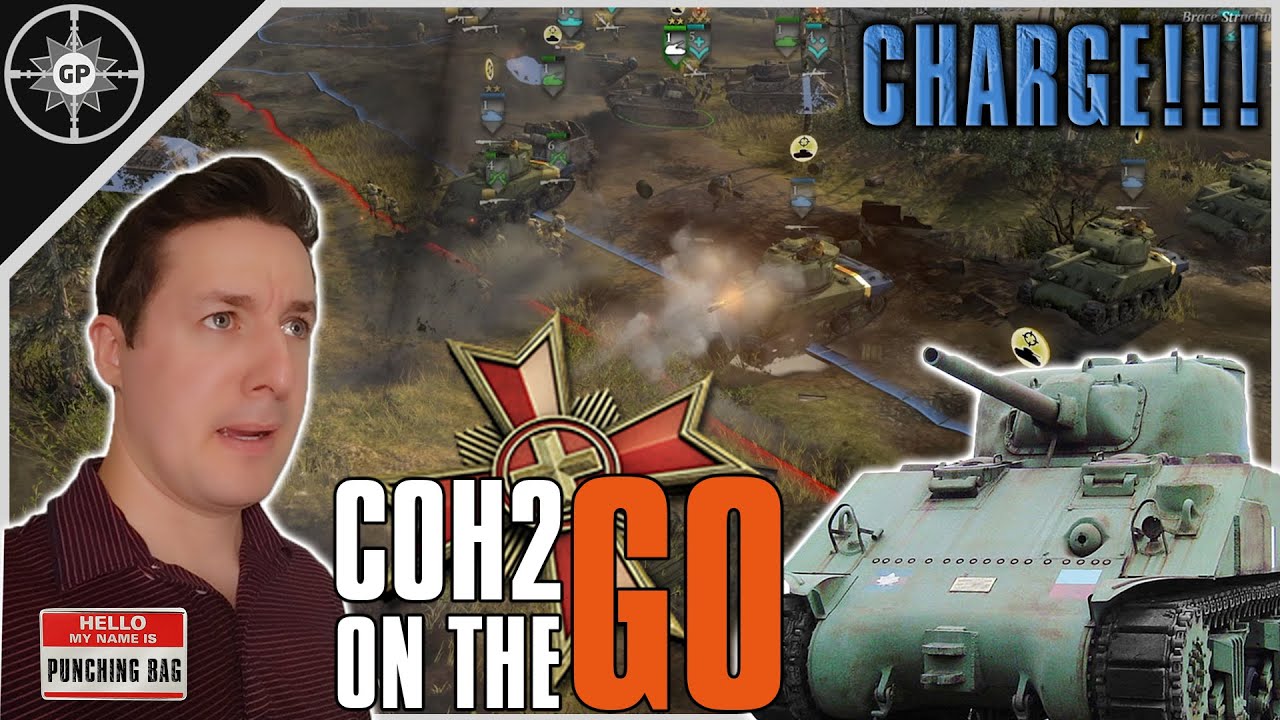 M4C SHERMAN SPAM DESTROYED ME!  | CoH2 on the GO