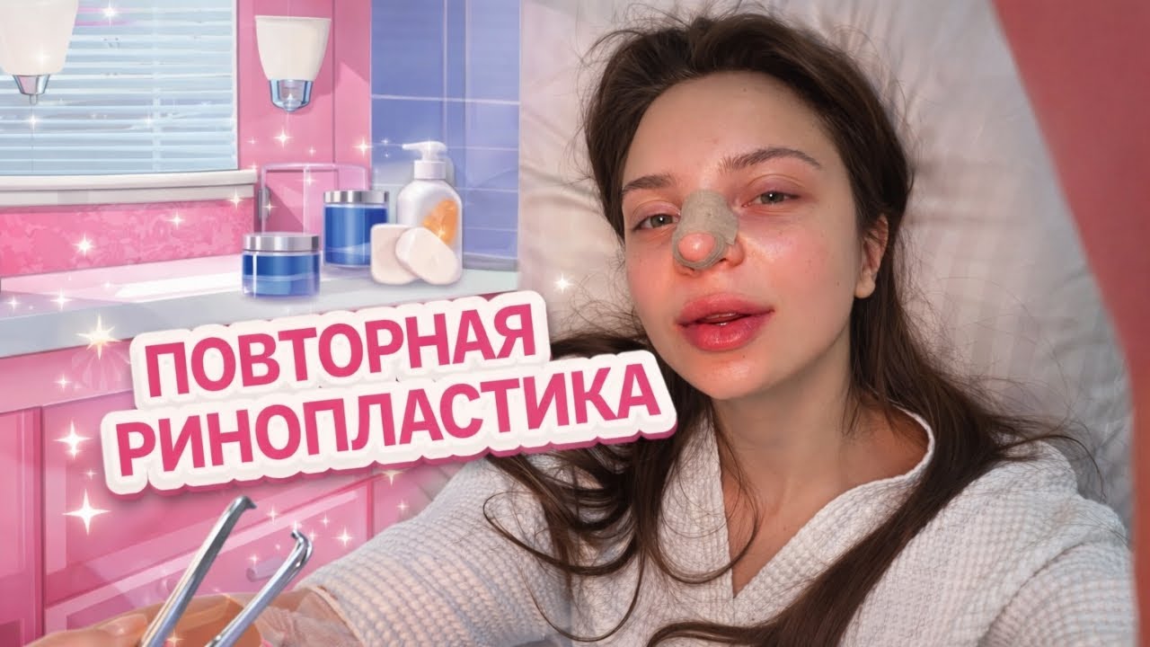 повторная ринопластика 👃🔁 // стрим из больницы 🏥🎥