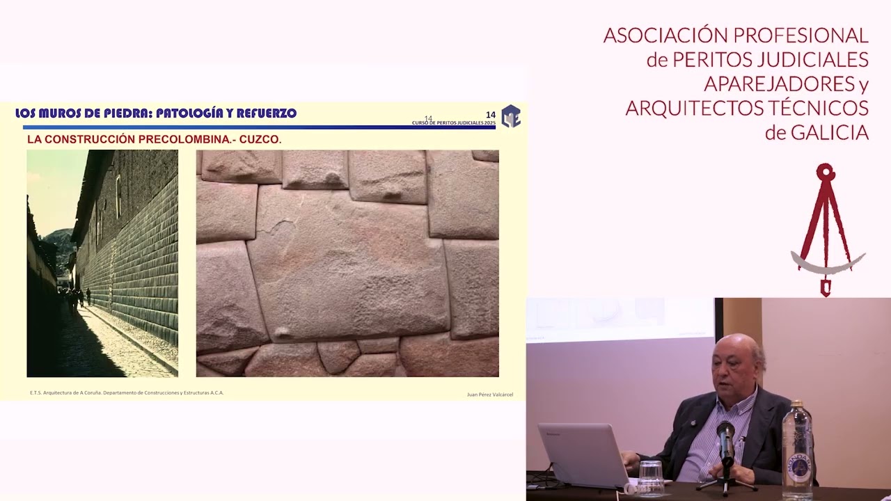 CURSO 2025 - MUROS DE PIEDRA - JUAN PÉREZ VALCÁRCEL - PERITOS APAREJADORES ARQUITECTOS AT