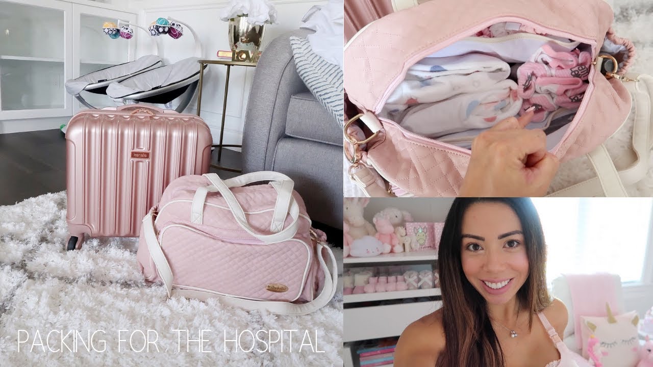 PACKING FOR THE HOSPITAL! AWAITING OUR BABYGIRLS ARRIVAL!👶🏼👶🏼 -SLMissGlamVlogs