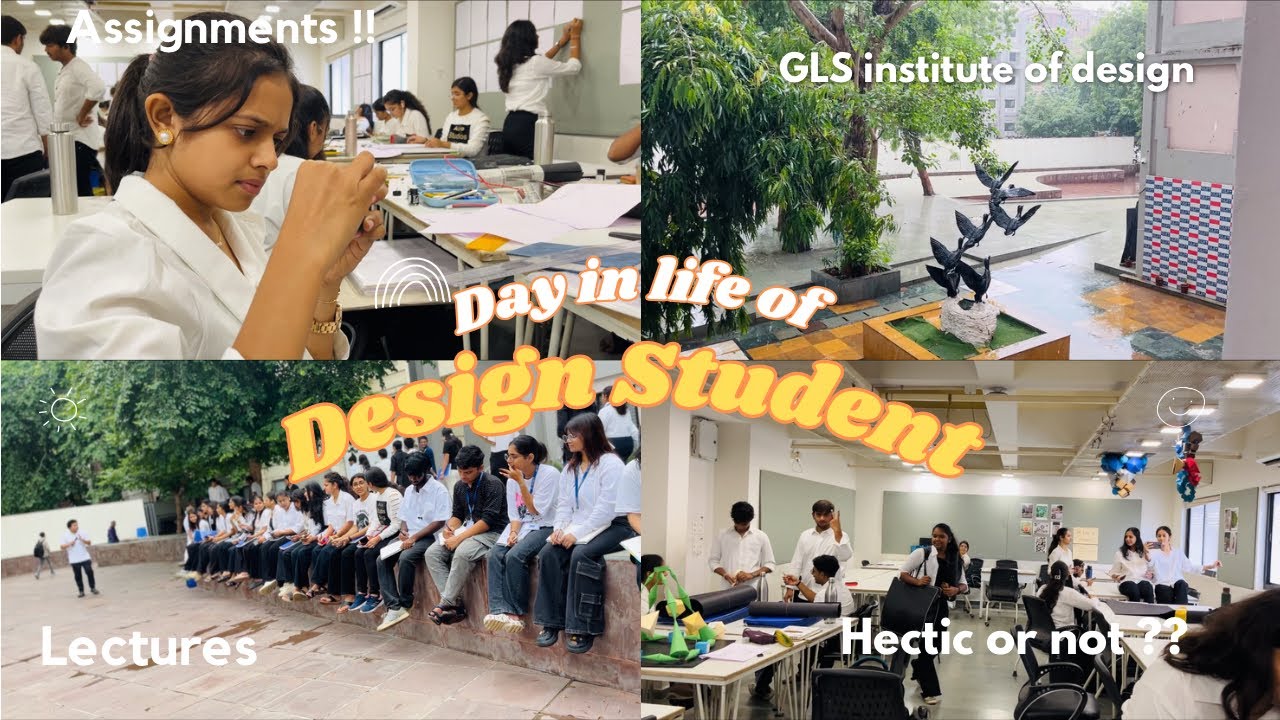 A *Design Student* at GLS Institute of Design👩‍🎓 | A day in my life ✨