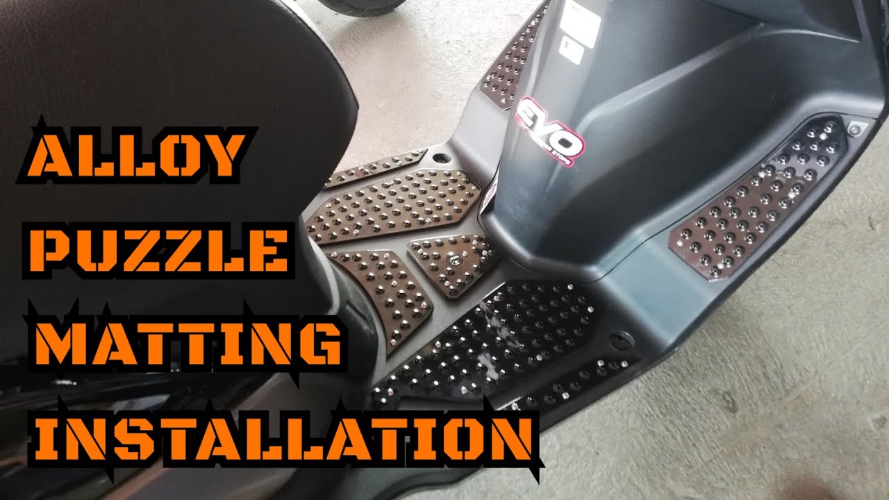 Puzzle Matting Installation | Suzuki Burgman Street 125