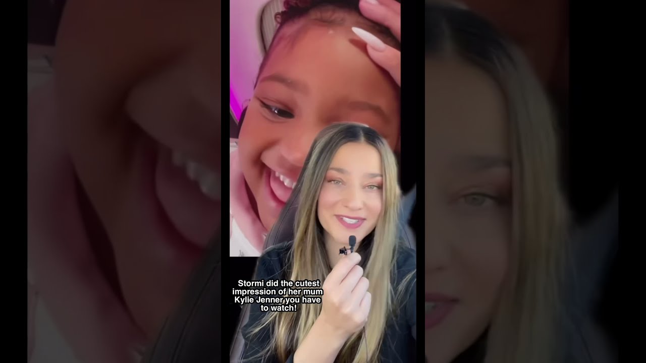 STORMI Webster Does ADORABLE Impression of Mom Kylie Jenner! (Watch)