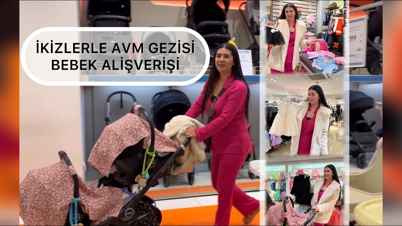 İkiz Kızlarımla Avm Alişverişdeyiz🛍️#vlog #birgünüm #keşfet #ikizbebek #alışveriş #bebekalışverişi