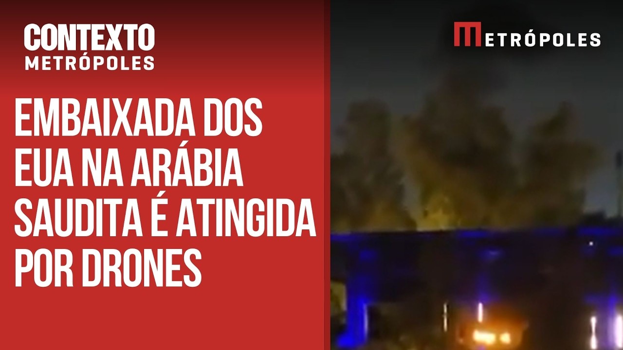 Embaixada dos EUA na Arábia Saudita é alvo de drones em meio à escalada com o Irã