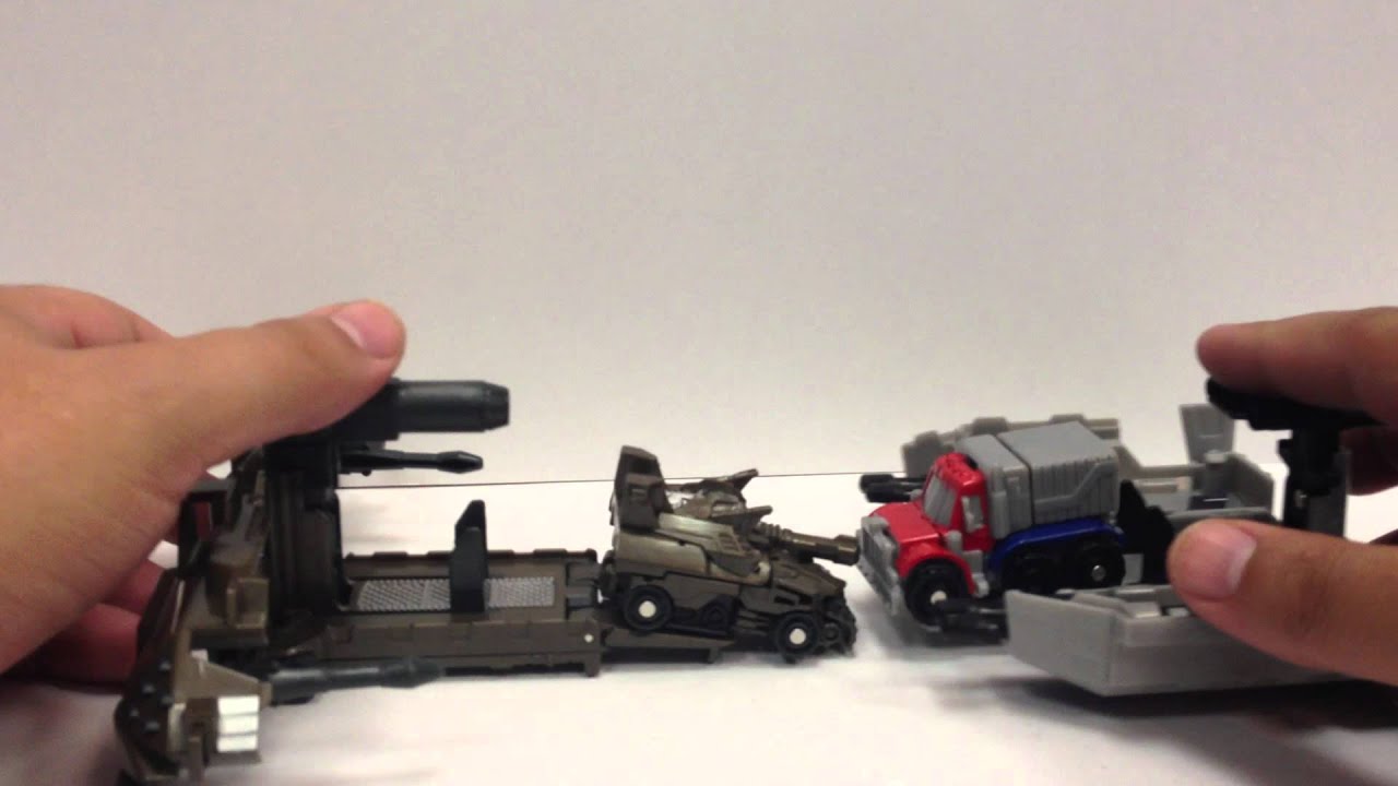 Transformers Bot Shots Launchers - OPTIMUS and MEGATRON