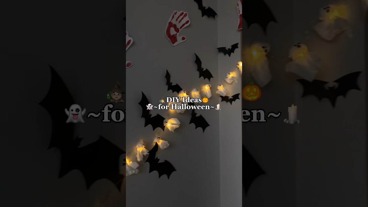 🎃DIY HALLOWEEN🕯️Craft Ideas👻Easy Handmade Room Decor Idea🧟&zwj;♀️ #halloween #diy #halloweendecor