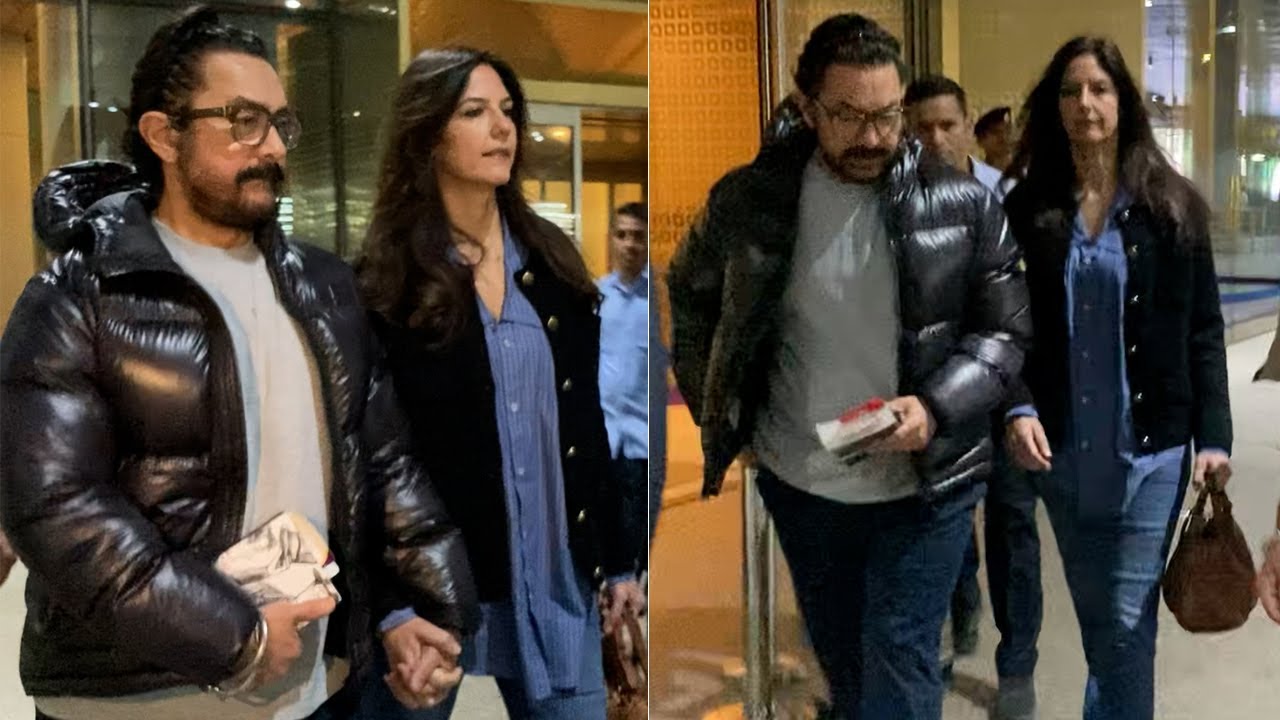 Aamir Khan With 3rd Wife Gauri Spotted Mumbai Airport  | MS shorts MS Bollywood