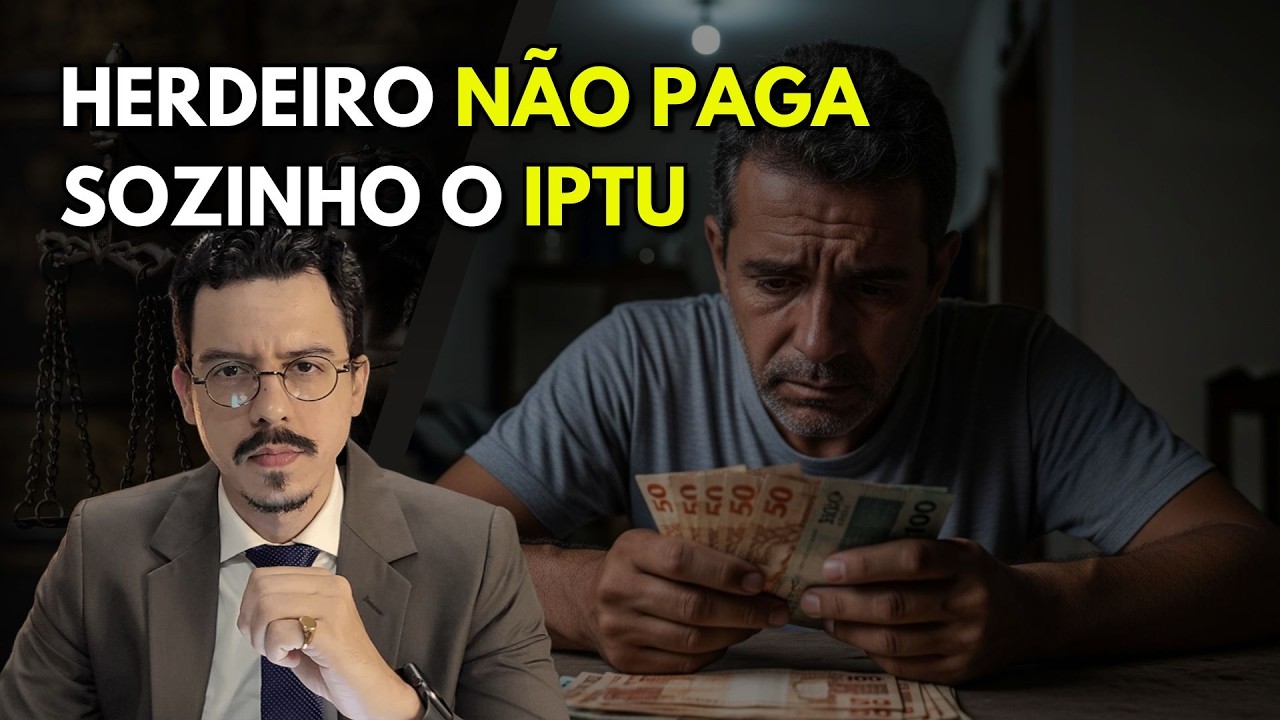 Herdeiro NÃO deve pagar IPTU do imóvel de herança SOZINHO! Advogado de Inventário explica