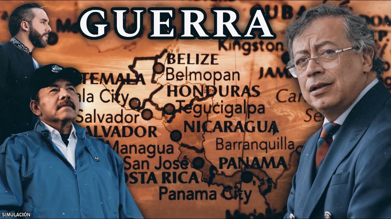 CENTROAMÉRICA VS COLOMBIA GUERRA -simulación-