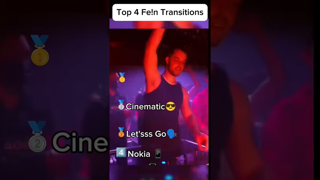 Top 4 Fe!n Transitions (Which On Is The Best)👇 #fein #travisscott #viralshorts