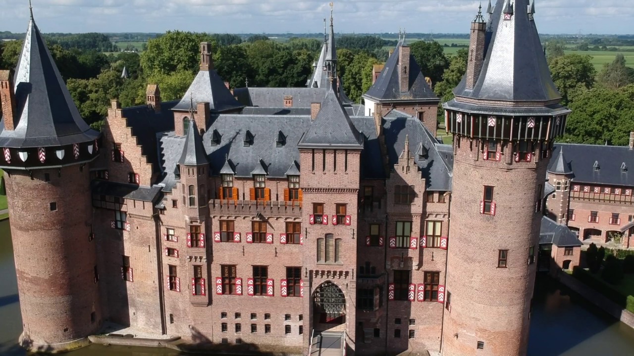Kasteel de Haar, gefilmd met de DJI Spark