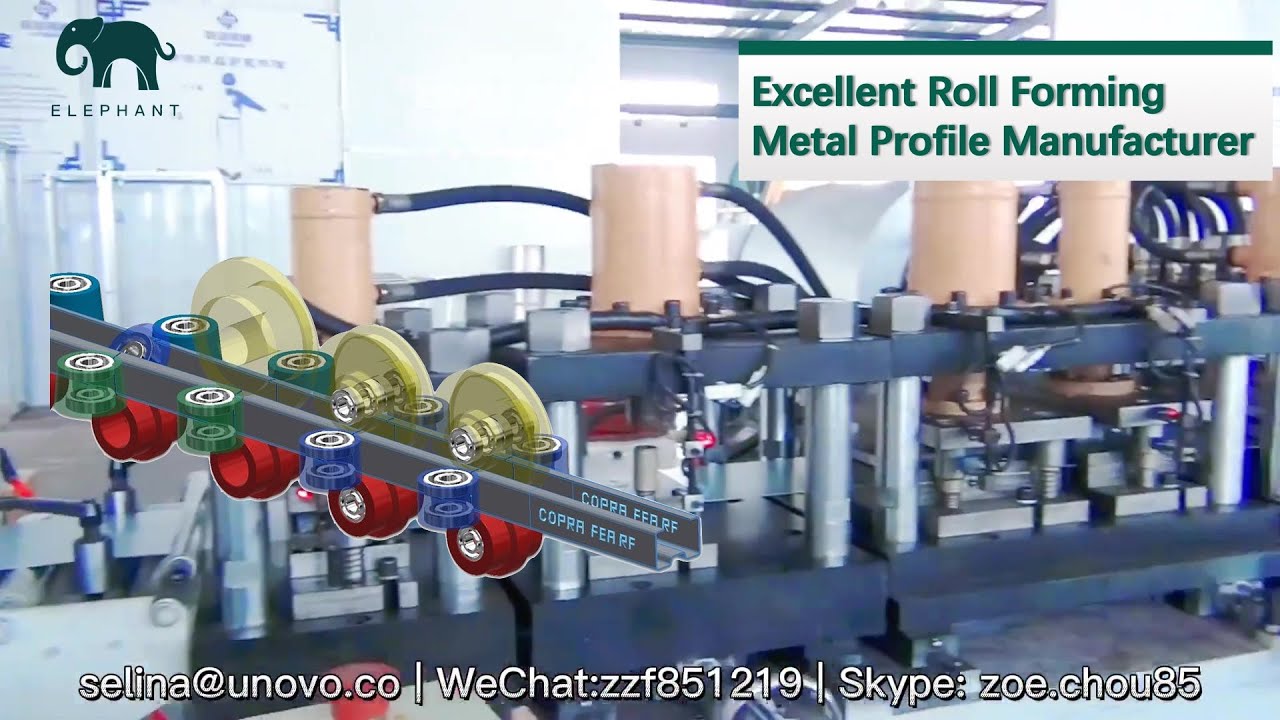 Steel Door Frame Roll Forming Machine testing for Belarus customer