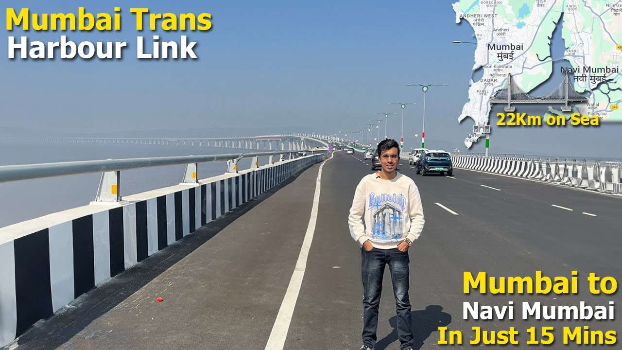 Mumbai's New ATAL SETU - Detailed Tour 😍 | Drive on India's Longest Sea Bridge