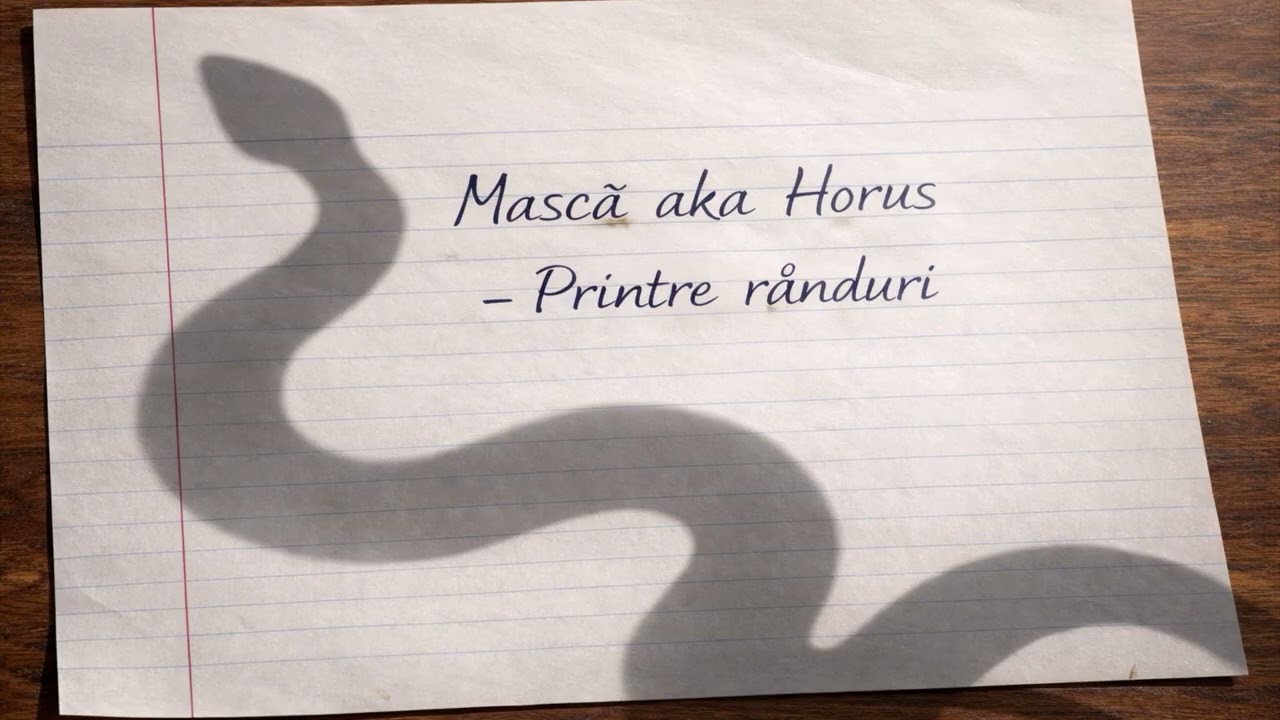 Mască aka Horus -Printre Rânduri 