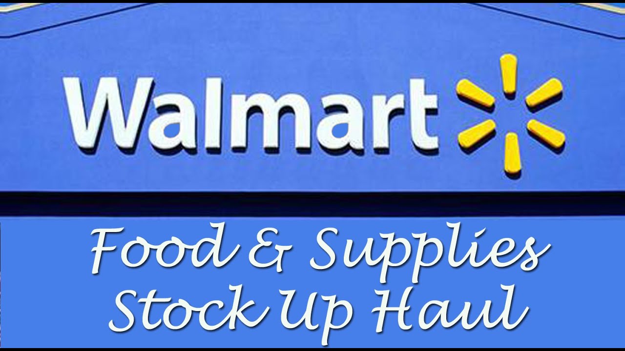 Random Walmart Stock Up Haul ~ Prepper Pantry & Supplies