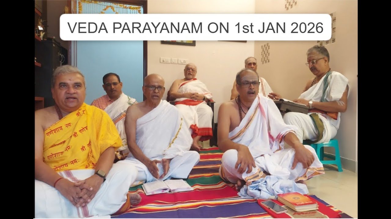 VEDA PARAYANAM on 1st Jan 2026 - PRADOSHAM