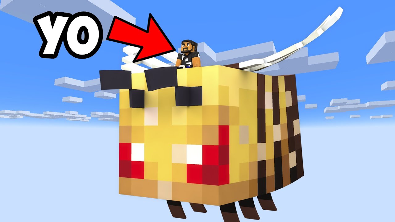 Minecraft pero TODO los MOBS son GIGANTES