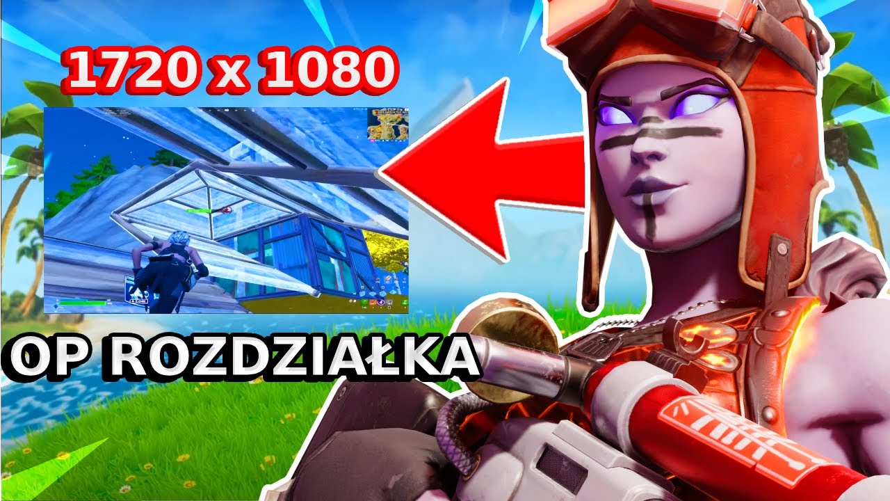 Jak ustawić szeroką rozdziałke w Fortnite *FPS*