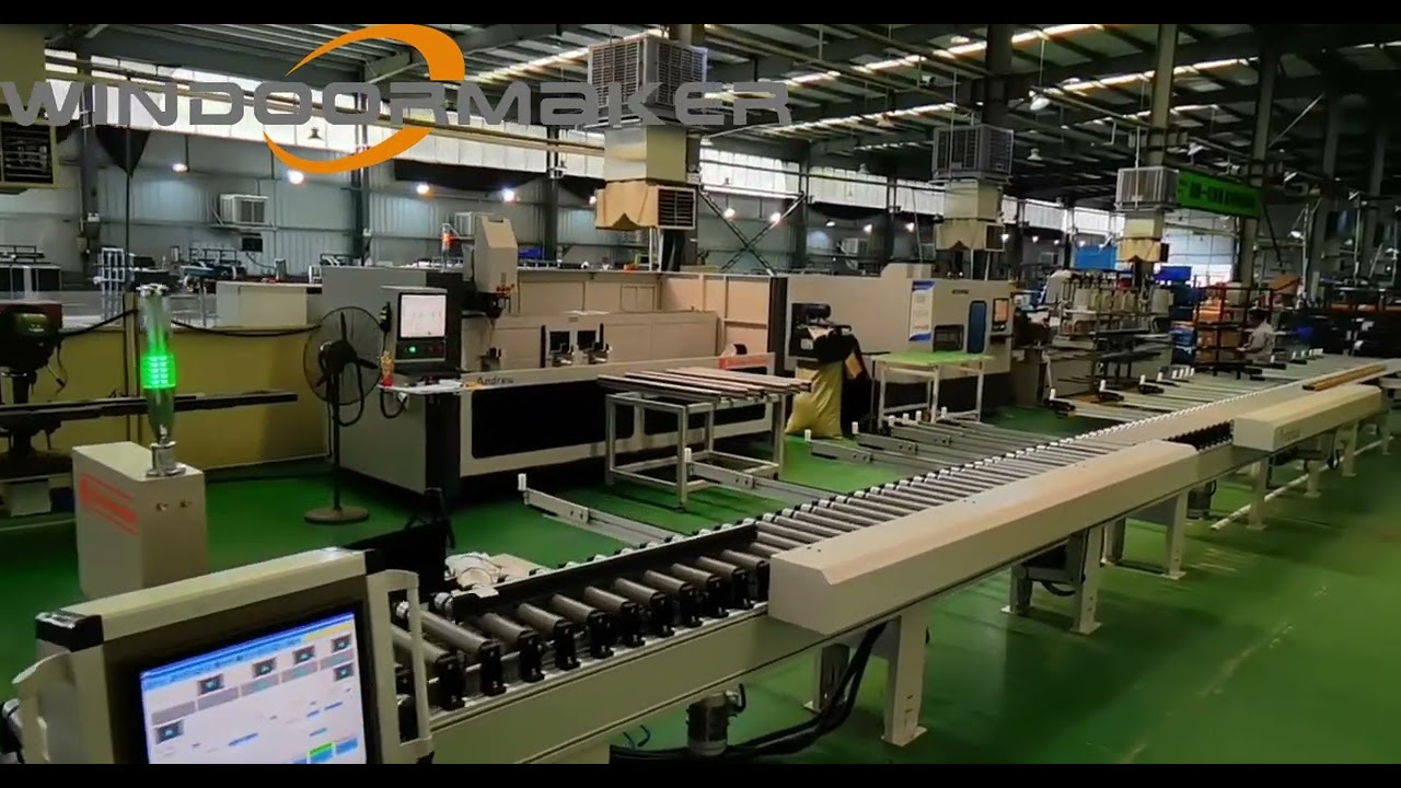 Fully Automatic Aluminum Window Door Making Production Line