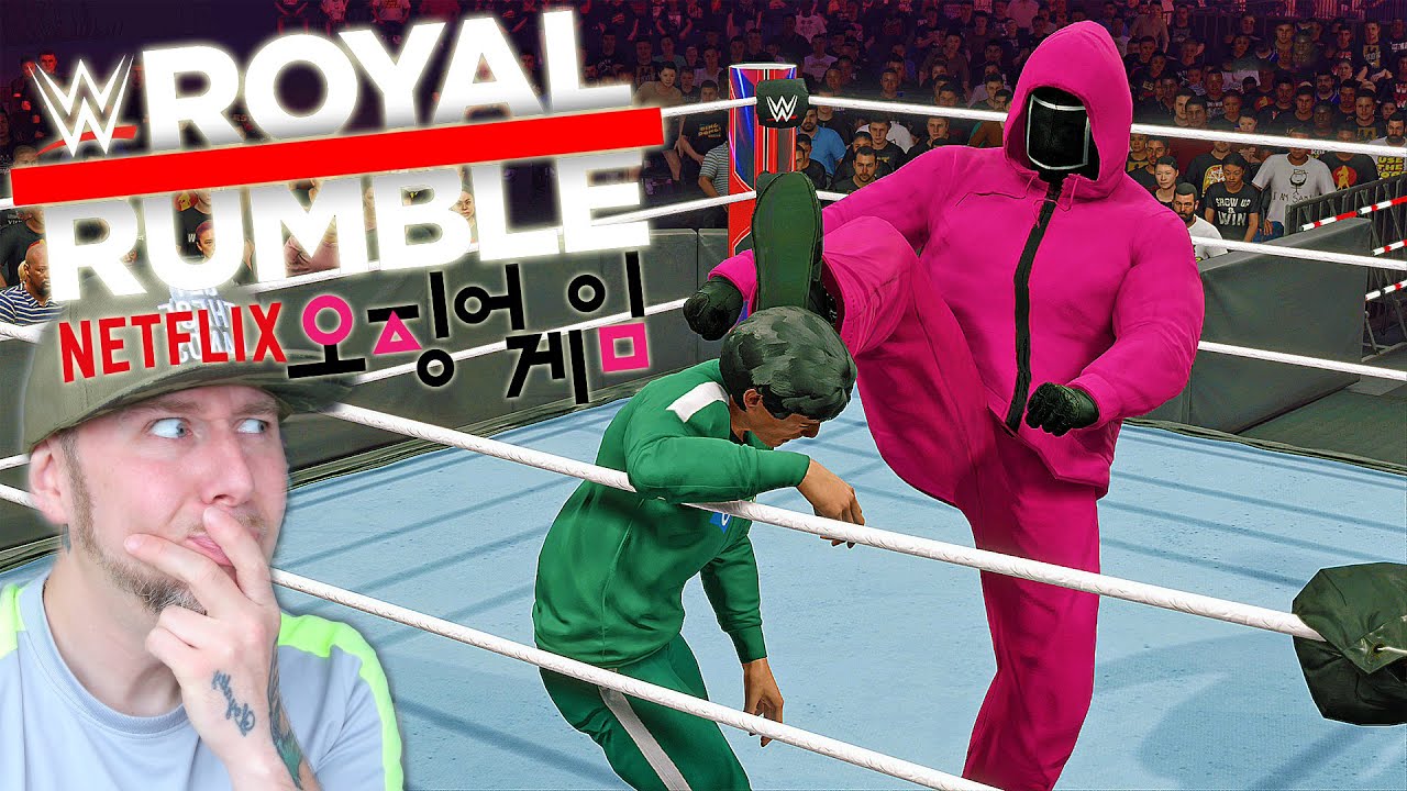 SQUID GAMES 2 comes to WWE for a 30 Man ROYAL RUMBLE
