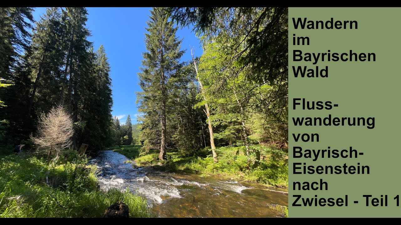 Bayrischer Wald – Von Bayrisch Eisenstein nach Zwiesel – Flusswanderung Teil 1