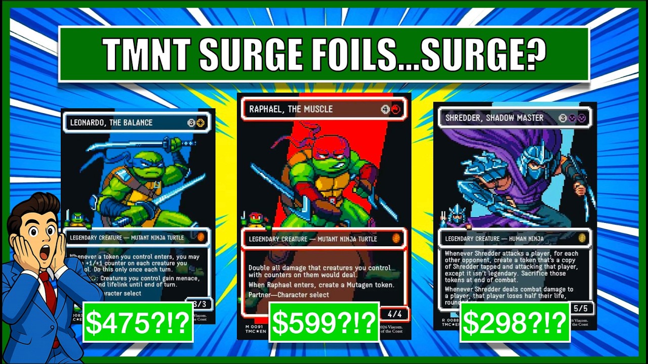 INSANE Prices - TMNT Pixel Surge Foil Pricing Makes No Sense! Full FOMO Financial Analysis!