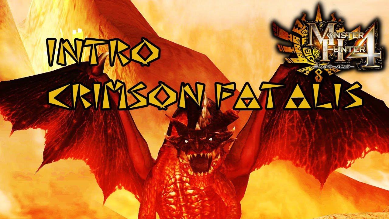MH4 - CRIMSON FATALIS Intro Miraboreasu (Kurena Ryuu)  ミラボレアス（紅龍）Crimson Disaster - Monster Hunter 4