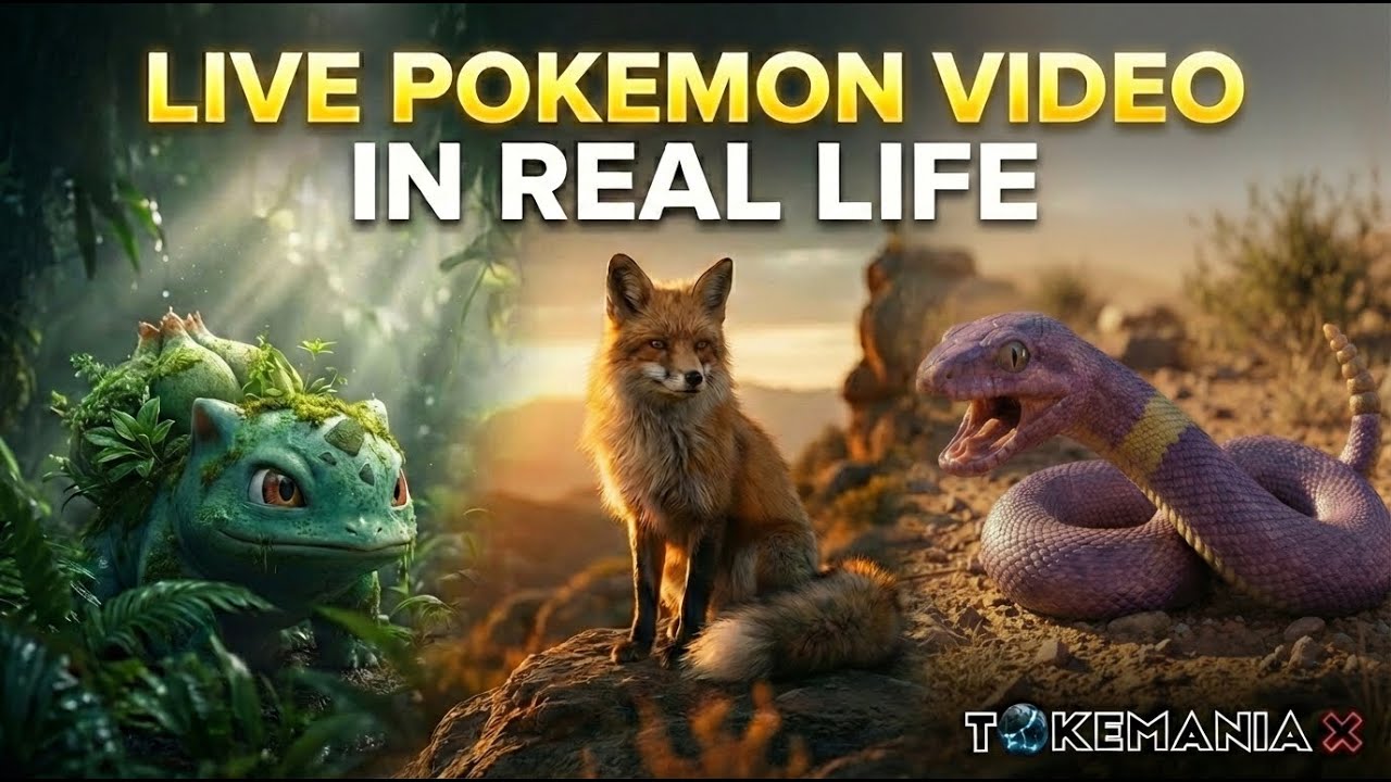Live Pokemon Video In Real Life | Ultra Realistic Wildlife Documentary Style #relatable #pokemon