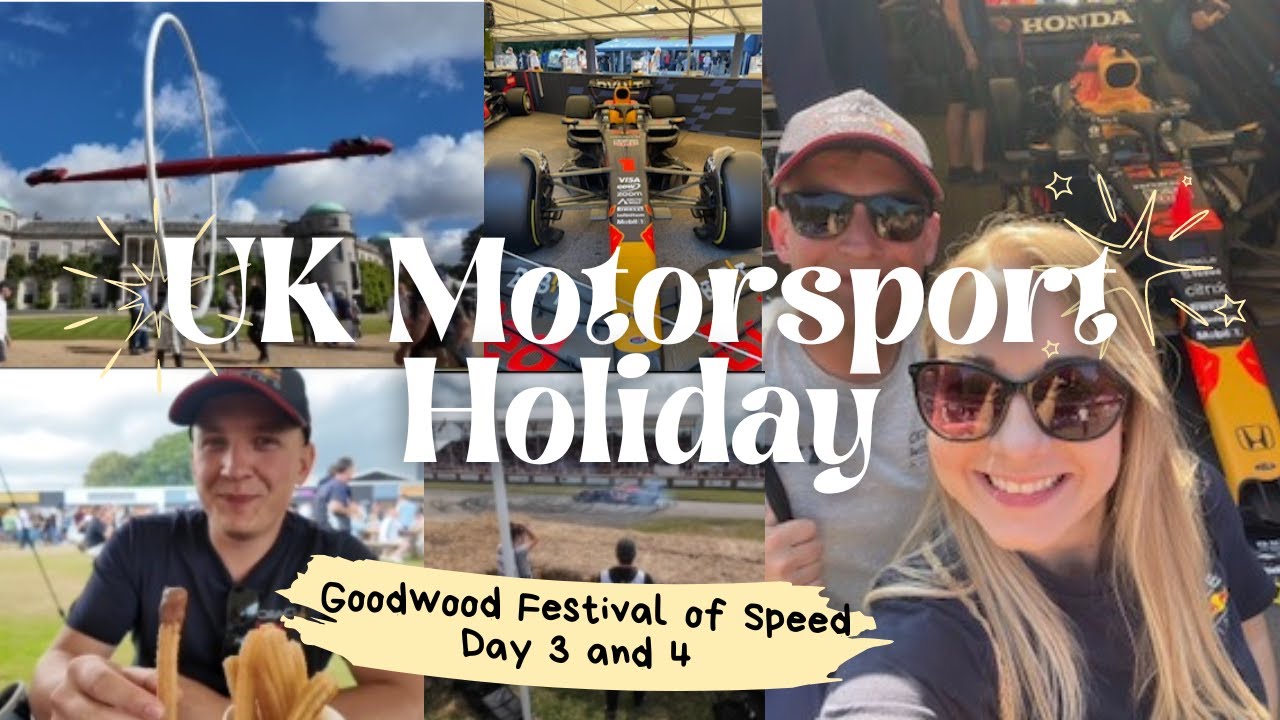 UK Motorsport Holiday | Goodwood Festival of Speed Day 3 and 4 | Red Bull Racing Celebration