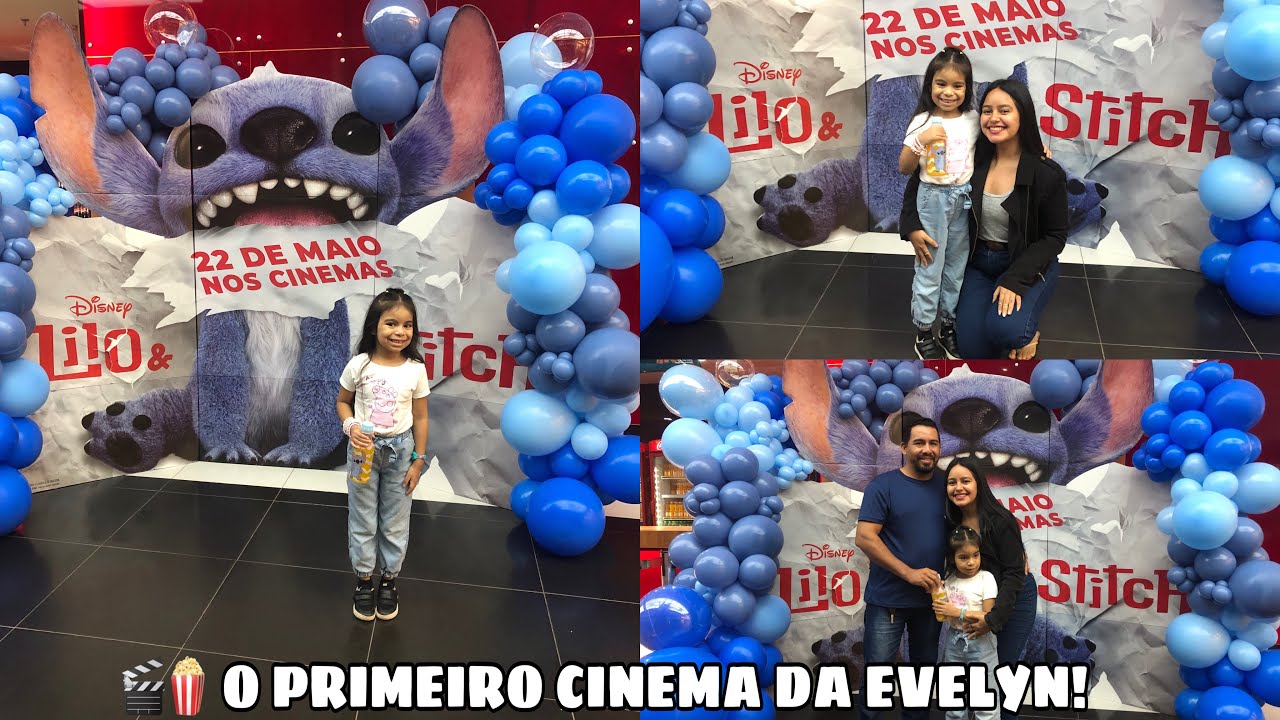 O PRIMEIRO CINEMA DA EVELYN!