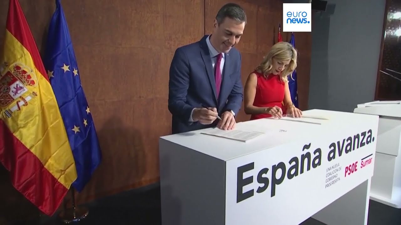 Spain's Socialists and hard-left Sumar party reach coalition agreement