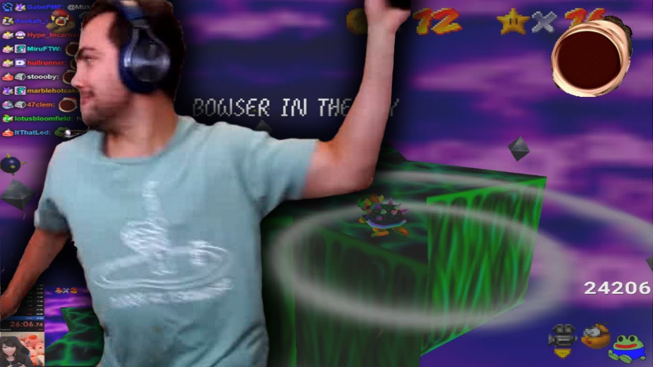 Mizkif loses to Emiru on SM64