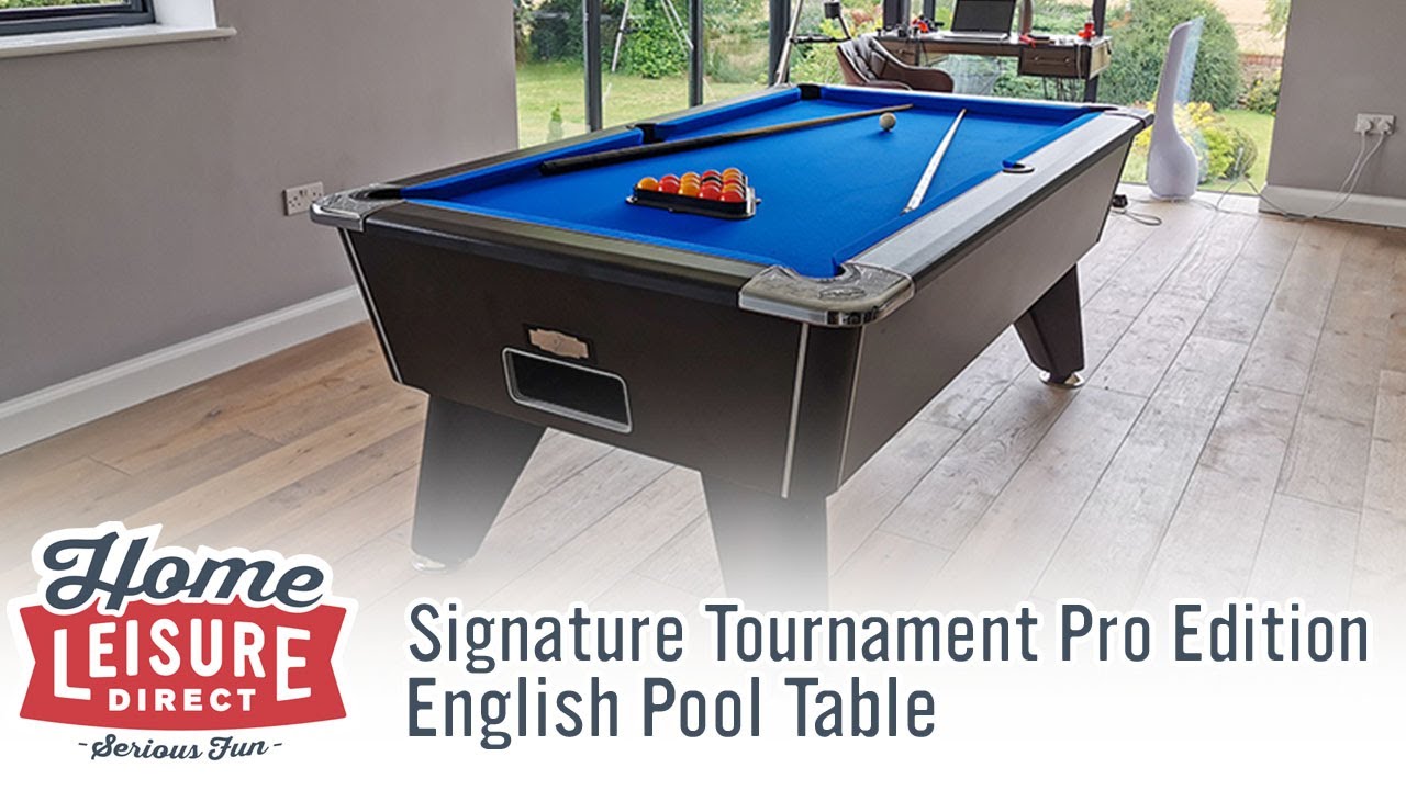 Signature Tournament Pro Edition English Pool Table