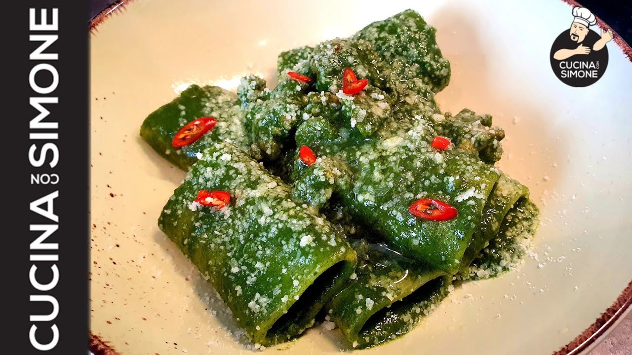 Paccheri Salsiccia e Spinaci freschi