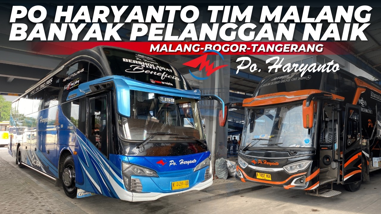 Po Haryanto Eksis di Jalur Malang-Bogor-Tangerang || Banyak Penumpang Naik dari Arjosari