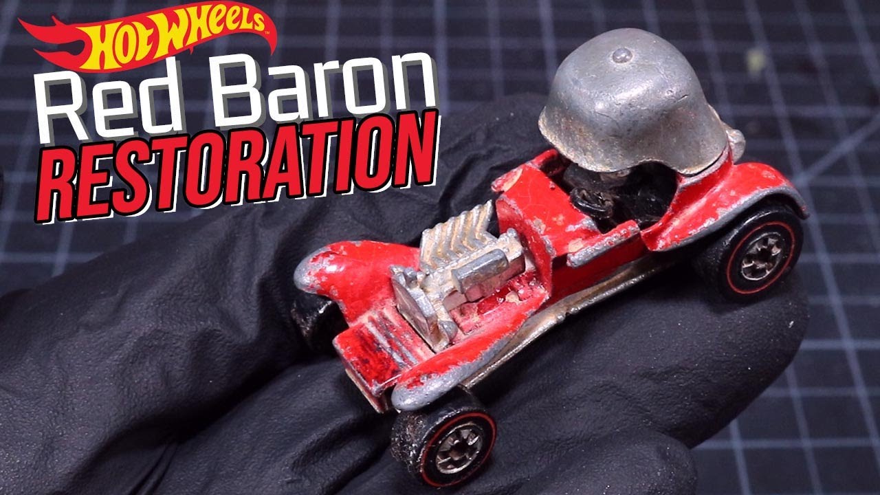 REDLINE HOT WHEELS ВОССТАНОВЛЕНИЕ - Redline Red Baron (эмалевая краска)