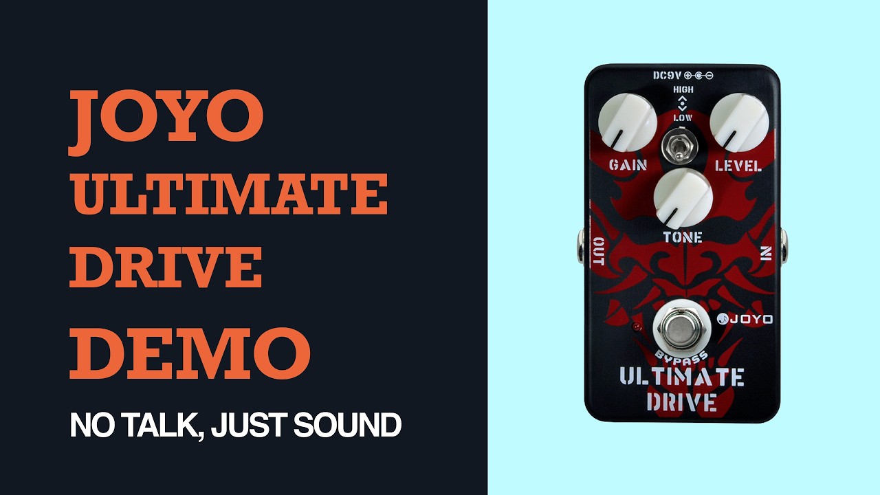Joyo Ultimate Drive – OCD-Style Overdrive Demo (No Talking)