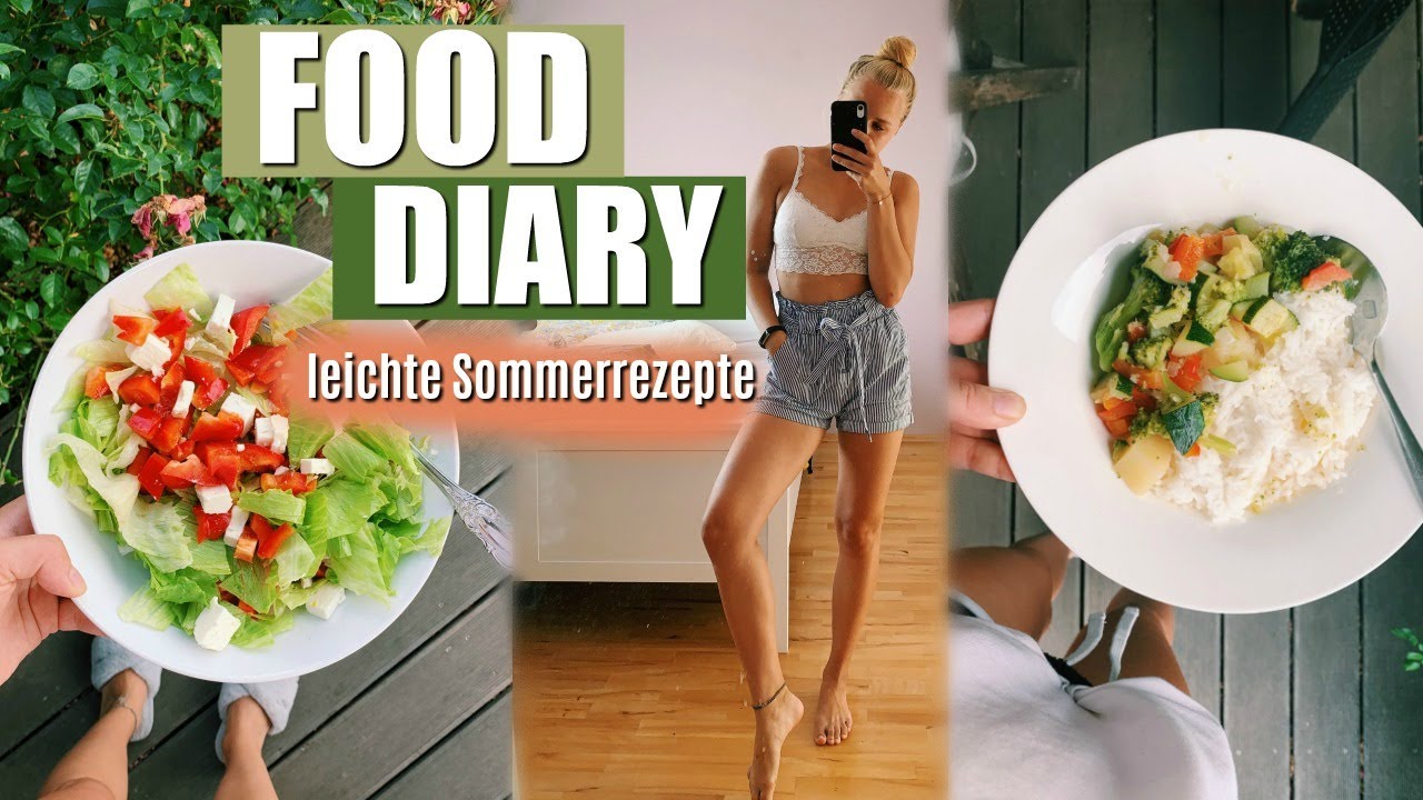 FOODDIARY SOMMER 2019 // leichte, gesunde & vegetarische Rezepte