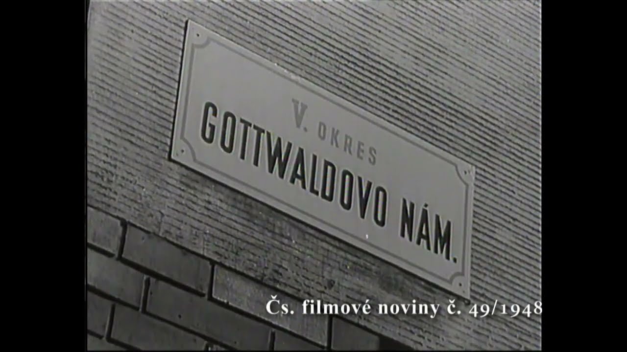 Bratislava - Gottwaldovo námestie (1948)     #retro #archív