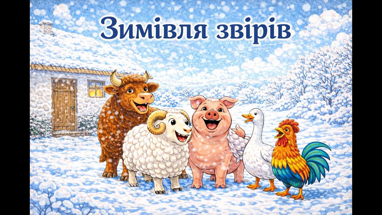 Зимівля звірів. Українська народна казка