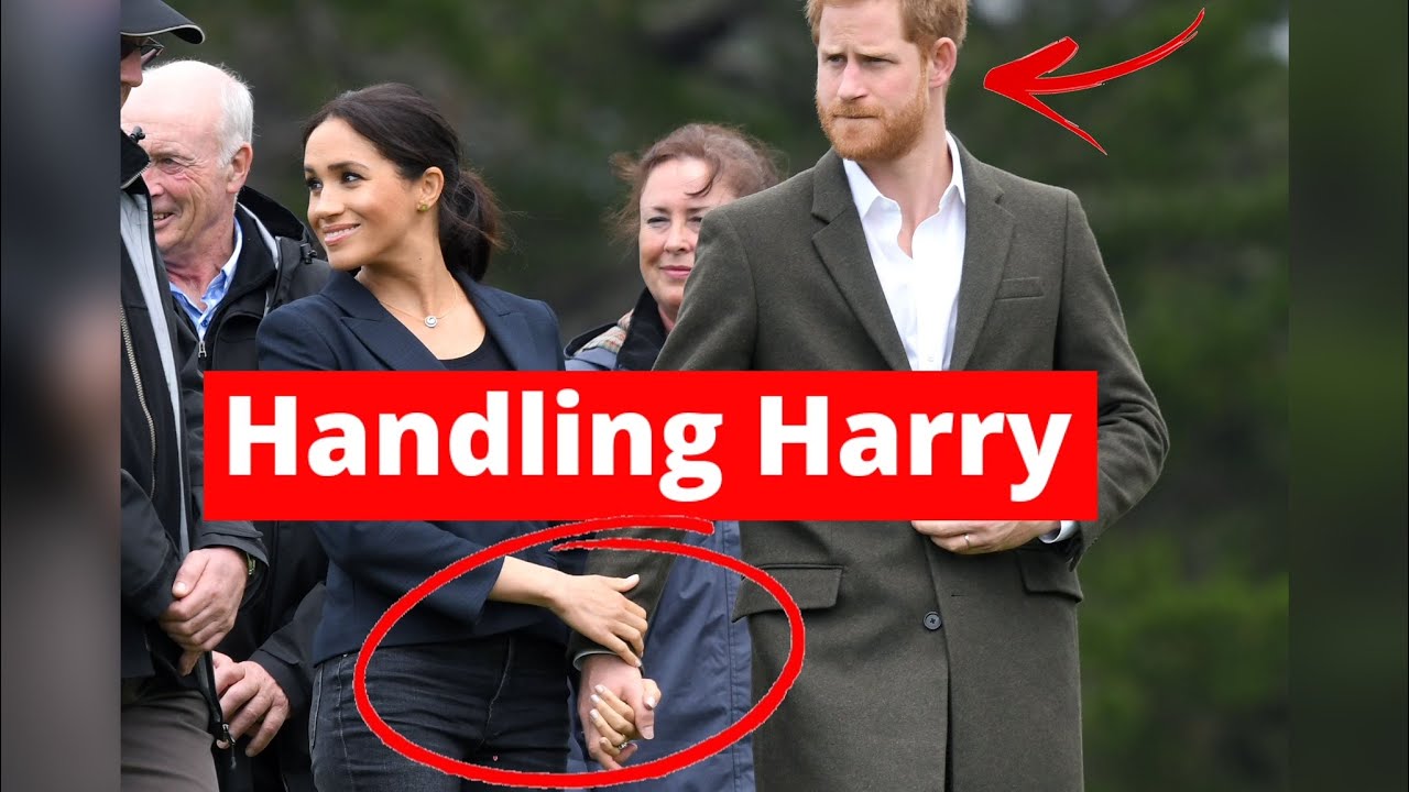 Meghan Handling Harry With The Claw! Strange Hand Holding Obsession