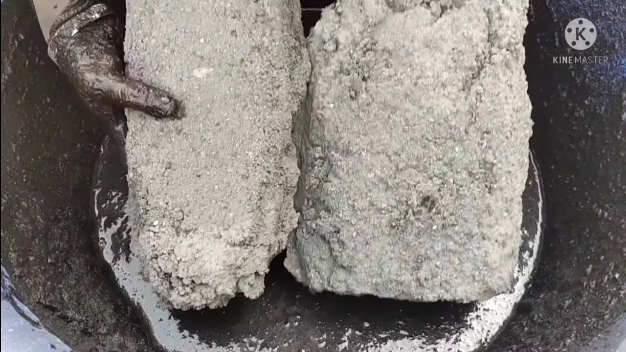 Asmr | Dusty volcano Pure charcoal slabs crumbling in water ASASMR sleepaid
