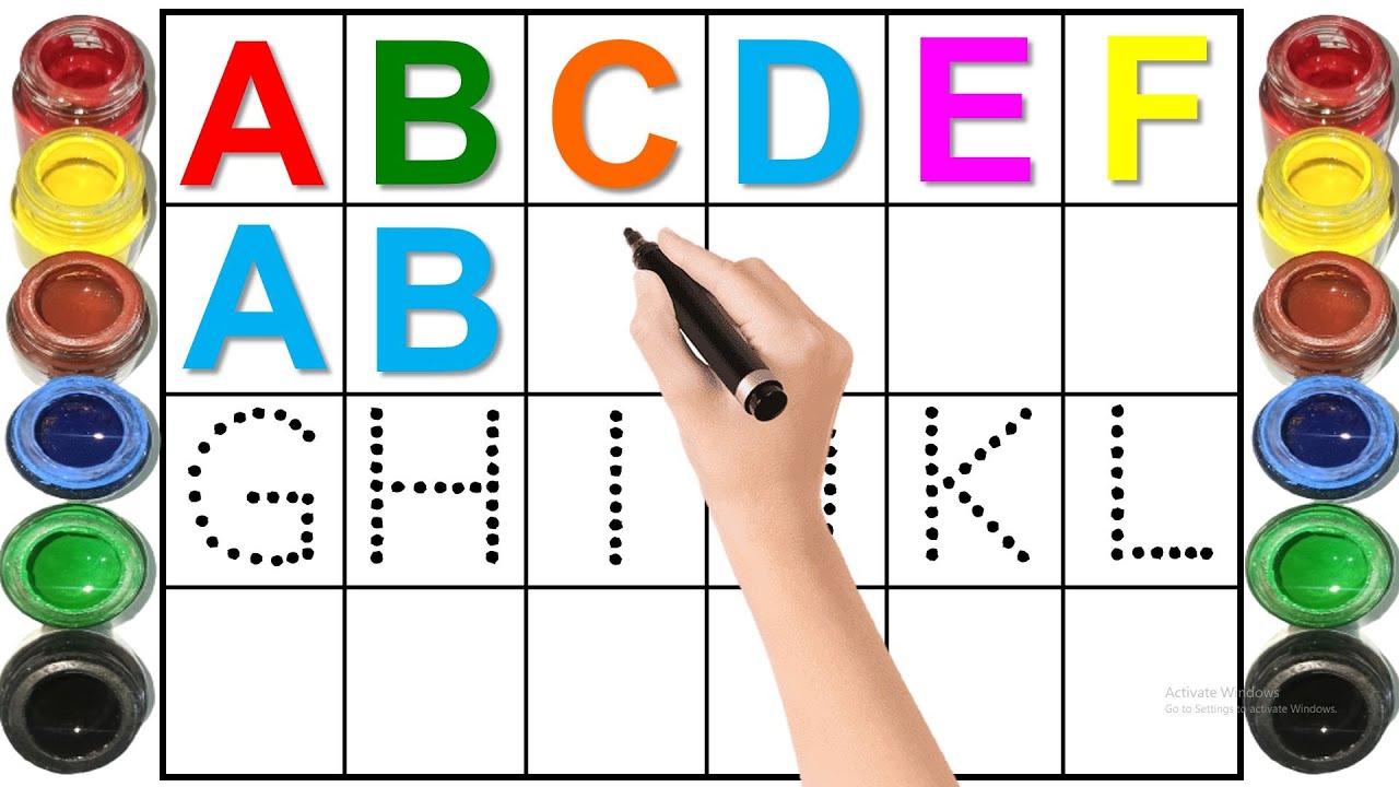 A for apple B for ball, kids rhymes, ABCD, Alphabets, A to Z kids learn, English Varnmala
