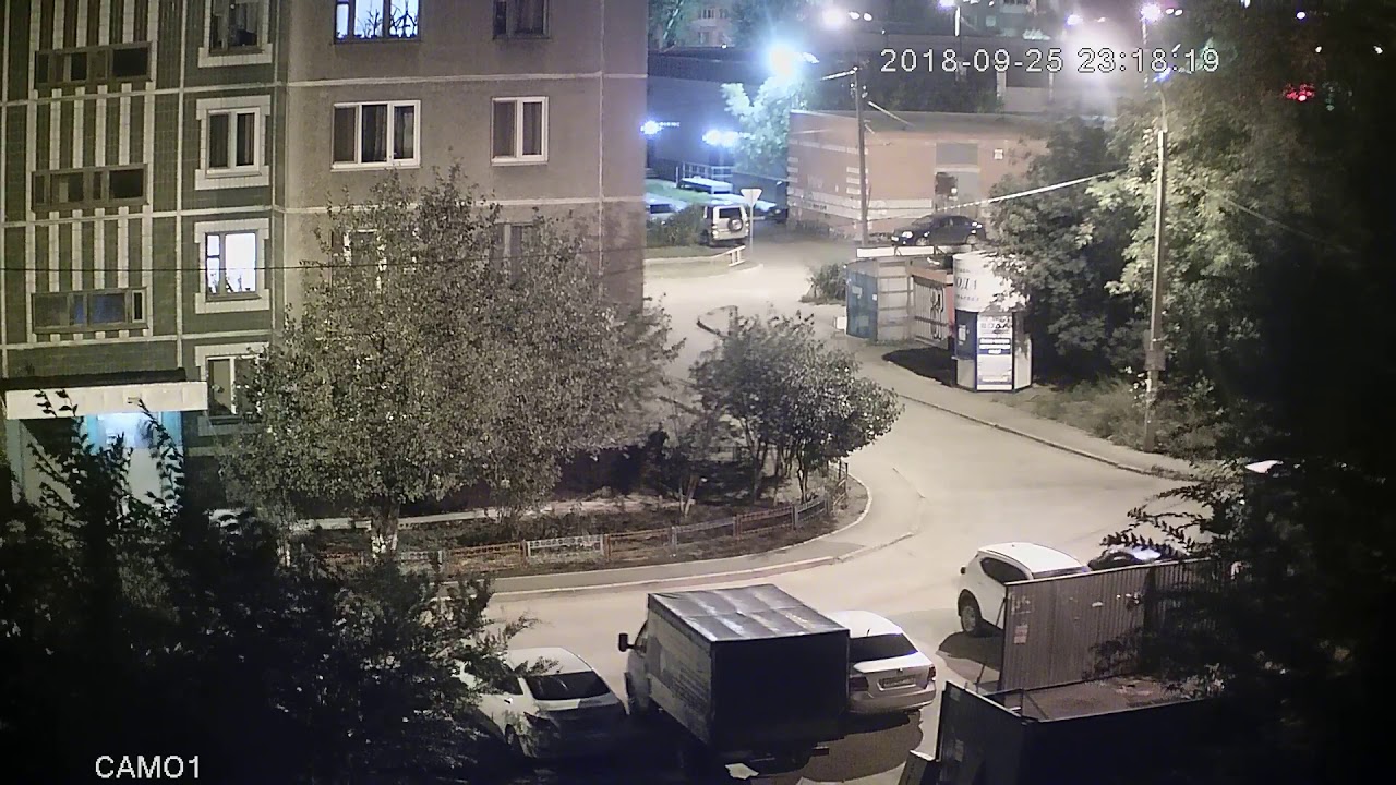 Мини IP-камера HQCAM /1.0MP, HD / Пример съемки ночью