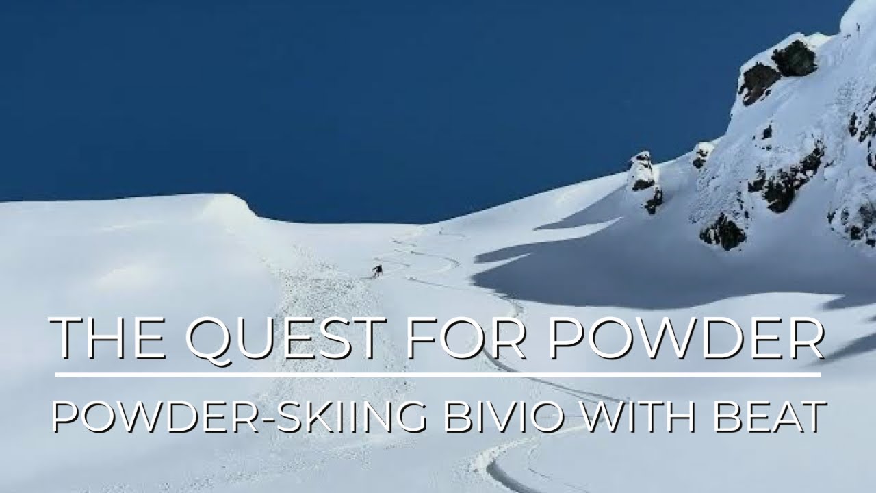 The quest for powder. Successfully with Beat skiing in Bivio march 2024